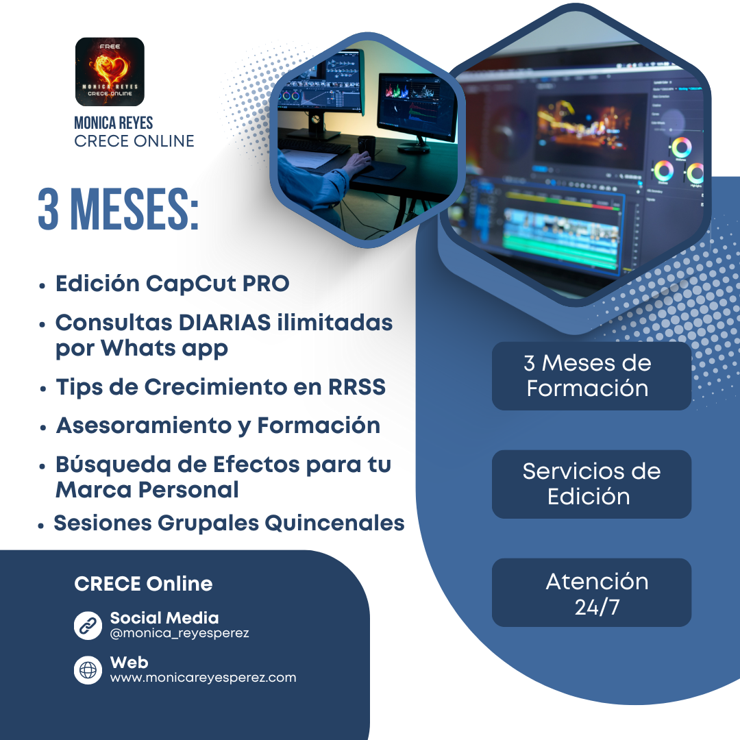 Curso Edita con Capcut Monica Reyes